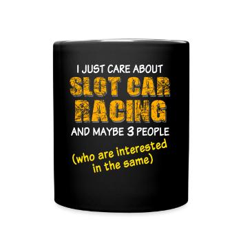 Slot Car Slotracing - Mug uni - noir - Devant