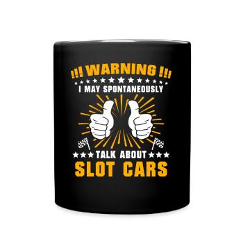 Slot Car Slotracing - Mug uni - noir - Devant