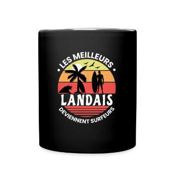 Surf Idée Cadeau Pour Surfeur Citation Humour - Mug uni - noir - Devant