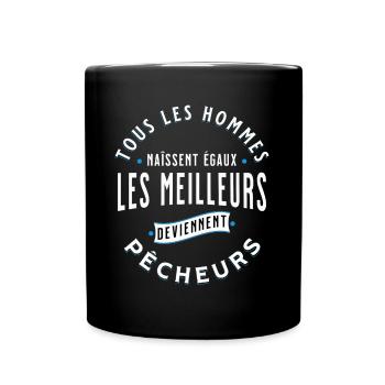 Pêche Cadeau pour Pêcheur Sport Citation Humour - Mug uni - noir - Devant