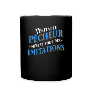 Pêche Cadeau pour Pêcheur Sport Citation Humour - Mug uni - noir - Devant