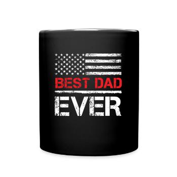 Bester Papa Aller Zeiten - Tasse einfarbig - Schwarz - Vorne