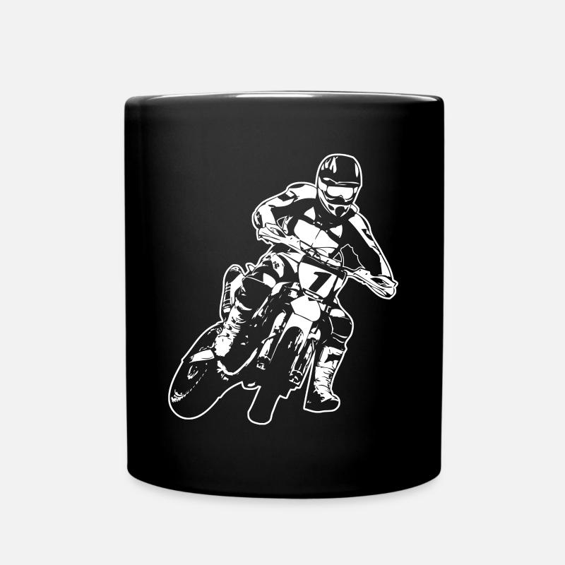 Supermoto - Supermotard - Mug uni - noir