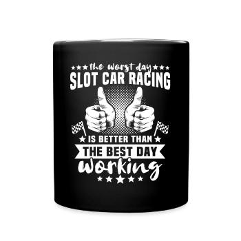 Slotcar Slot Car Slotracing - Mug uni - noir - Devant