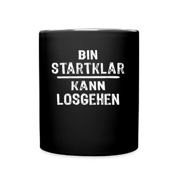 Motivation Positive Energie Motivationssprüche - Tasse einfarbig - Schwarz - Vorne