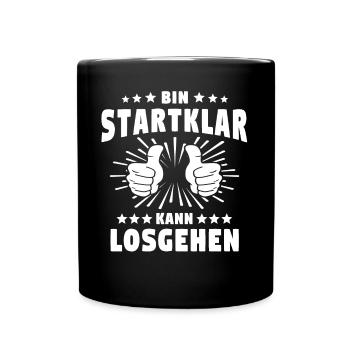 Motivation Positive Energie Motivationssprüche - Tasse einfarbig - Schwarz - Vorne