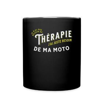 Moto Idée Cadeau pour Motard Citation Humour - Mug uni - noir - Devant
