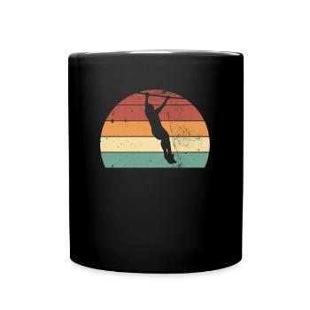 Retro Calisthenics Workout Equipment - Tasse einfarbig - Schwarz - Vorne