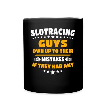 Slot Car Racing Slot Race - Full Colour Mug - black - Front