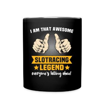 Slot Car Racing Slot Race - Full Colour Mug - black - Front