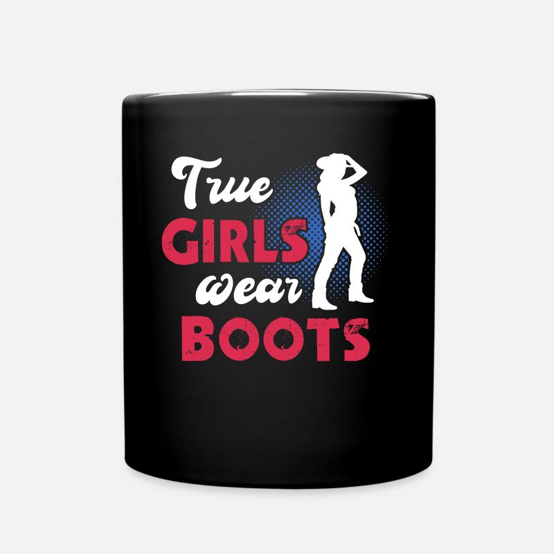 Line Dance Women Line Dancing - Full Colour Mug - black