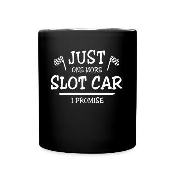 Slot Racing Slot Car - Full Colour Mug - black - Front
