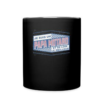 Moto Idée Cadeau pour Motard Citation Humour - Mug uni - noir - Devant