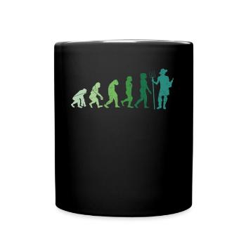Jardinier Jardinier Jardinier Jardinier Jardinage - Mug uni - noir - Devant