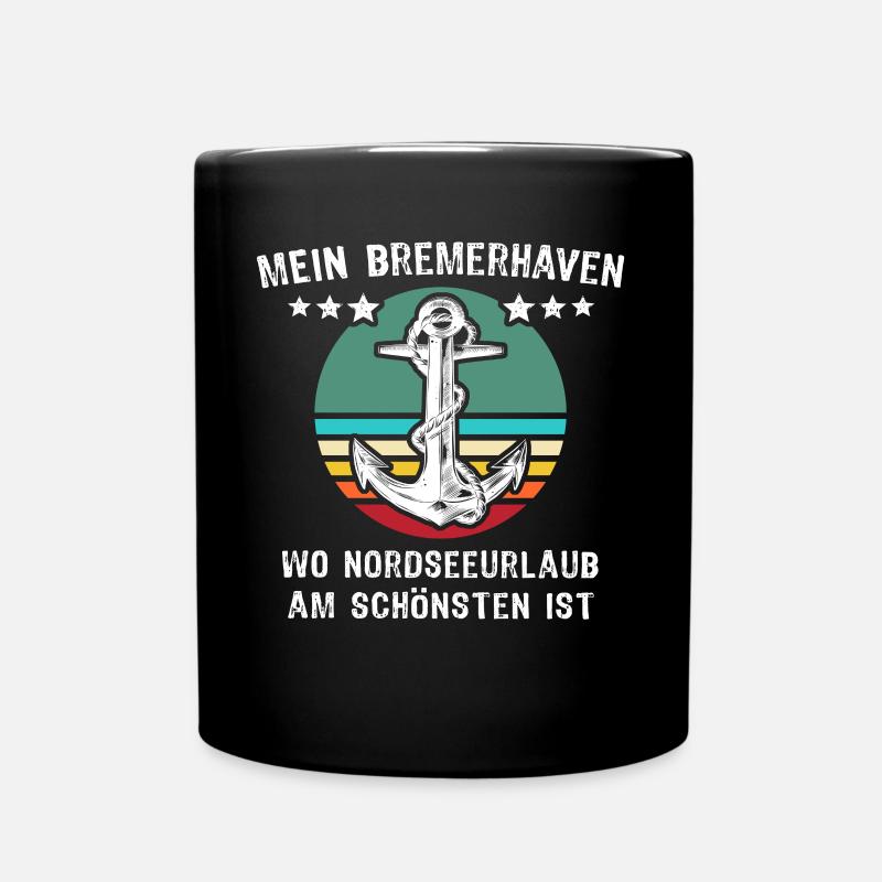 Bremerhavener Sprüche Bremerhaven - Tasse einfarbig - Schwarz