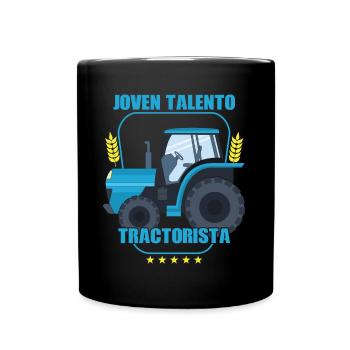 Un jeune conducteur de tracteur talentueux aime un agriculteur agricole - Mug uni - noir - Devant