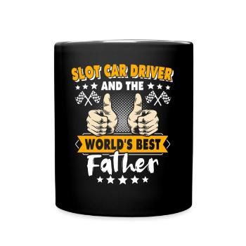 Slot Car Racing Papa Slot Race Dad - Mug uni - noir - Devant