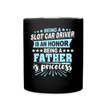 Slot Car Racing Papa Slot Race Dad - Mug uni - noir - Devant