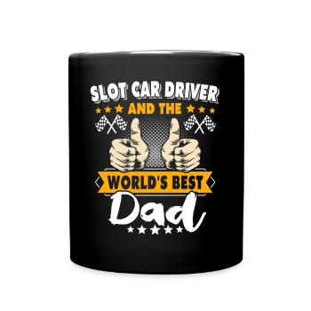 Slot Car Racing Papa Slot Race Dad - Mug uni - noir - Devant