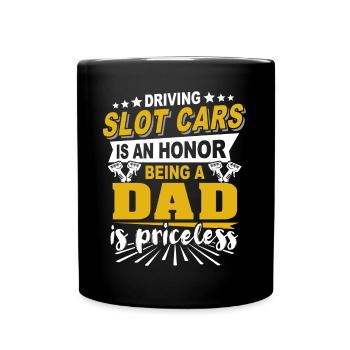 Slot Car Racing Papa Slot Race Dad - Mug uni - noir - Devant