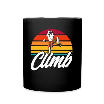 Cadeau d’escalade - Mug uni - noir - Devant