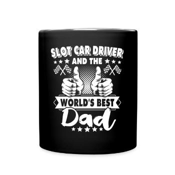Best Slot Car Dad - Full Colour Mug - black - Front
