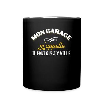 Mécanicien cadeau pour Garagiste Bricoleur Rigolo - Mug uni - noir - Devant