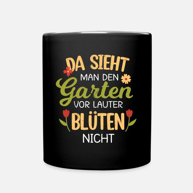 Retro Gärtner Garten Gärtner Hobbygärtner - Tasse einfarbig - Schwarz