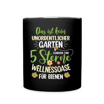 Retro Gärtner Garten Gärtner Hobbygärtner - Tasse einfarbig - Schwarz - Vorne