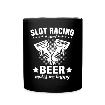 Slot Racing Slot Car - Tasse einfarbig - Schwarz - Vorne