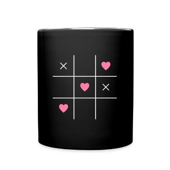 Amour Love Romantique Original Saint Valentin Jeu - Mug uni - noir - Devant
