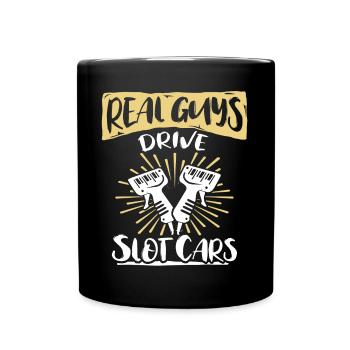 Slot Racing Slot Car - Full Colour Mug - black - Front