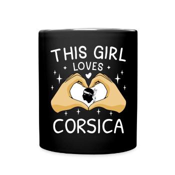 Corse Drapeau Corse Drapeau Corse Corse - Mug uni - noir - Devant