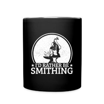 Identité de forge plutôt être une idée cadeau de forge - Mug uni - noir - Devant