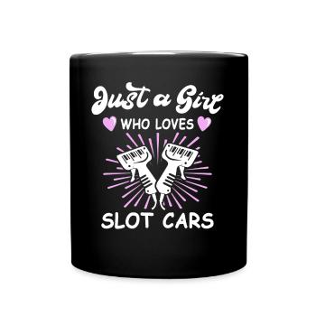 Slot Car Racing Slot Race - Full Colour Mug - black - Front