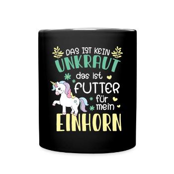 Garten Hobbygärtner Gärtner Gärtnerin Gartenarbeit - Tasse einfarbig - Schwarz - Vorne