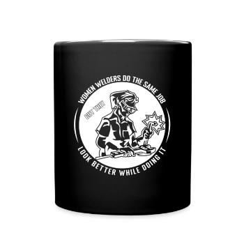 Best Mom Raise Welders Stuff Welders Gift - Tasse einfarbig - Schwarz - Vorne