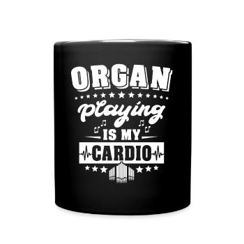 Organiste Orgue organiste - Mug uni - noir - Devant