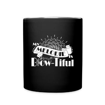 My Melodie Is Blow-Tiful Harmonica Player Gifts - Tasse einfarbig - Schwarz - Vorne