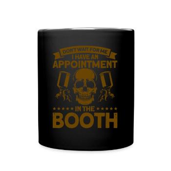 Appointment in the cabin car paint gift - Full Colour Mug - black - Front