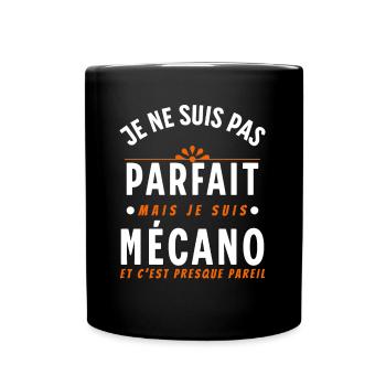Mécanicien cadeau pour Garagiste Bricoleur Rigolo - Mug uni - noir - Devant