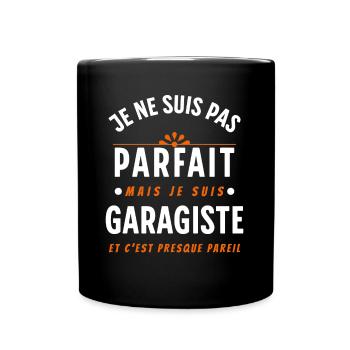 Mécanicien cadeau pour Garagiste Bricoleur Rigolo - Mug uni - noir - Devant