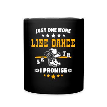 Line Dancing Sayings - Full Colour Mug - black - Front