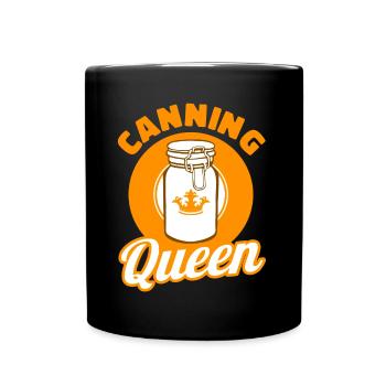 Cadeau de conserve de la reine en conserve - Mug uni - noir - Devant