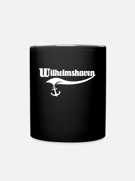 Wilhelmshaven Motiv Wilhelmshavener - Tasse einfarbig - Schwarz