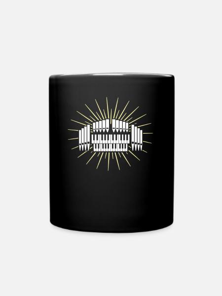 Orgue organiste Orgue d’église Orgue d’église - Mug uni - noir