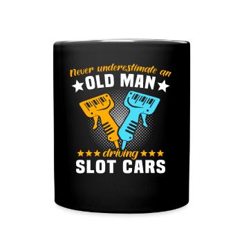 Slot Car Racing Old Man - Mug uni - noir - Devant
