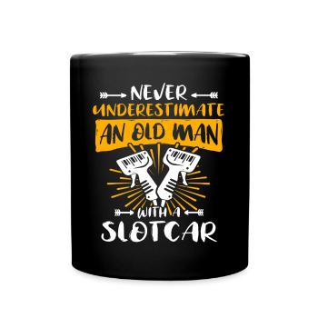Slot Car Racing Old Man - Mug uni - noir - Devant