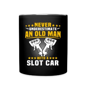Slot Car Racing Old Man - Mug uni - noir - Devant