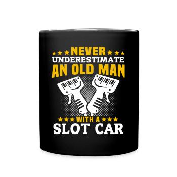 Slot Car Racing Old Man - Mug uni - noir - Devant